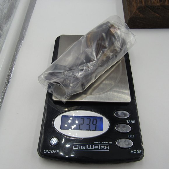 19" Unique Glass Pendant Necklace Vintage Costume - Picture 4 of 4